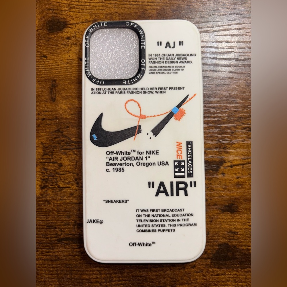 Off-White iPhone 12 Case - White and Black